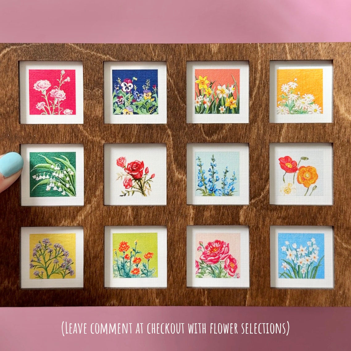 Custom Birth Flower Medley