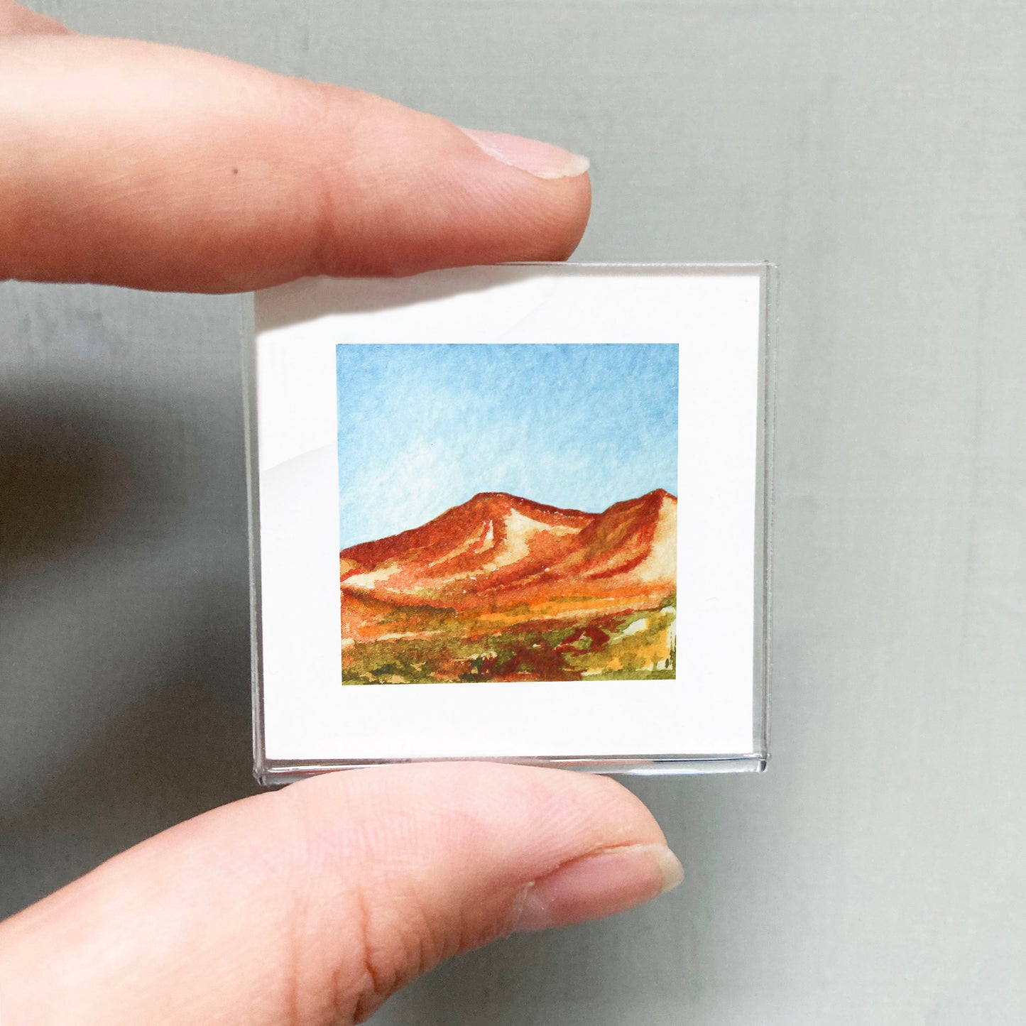Mini 1" Sand Dunes Watercolor Print