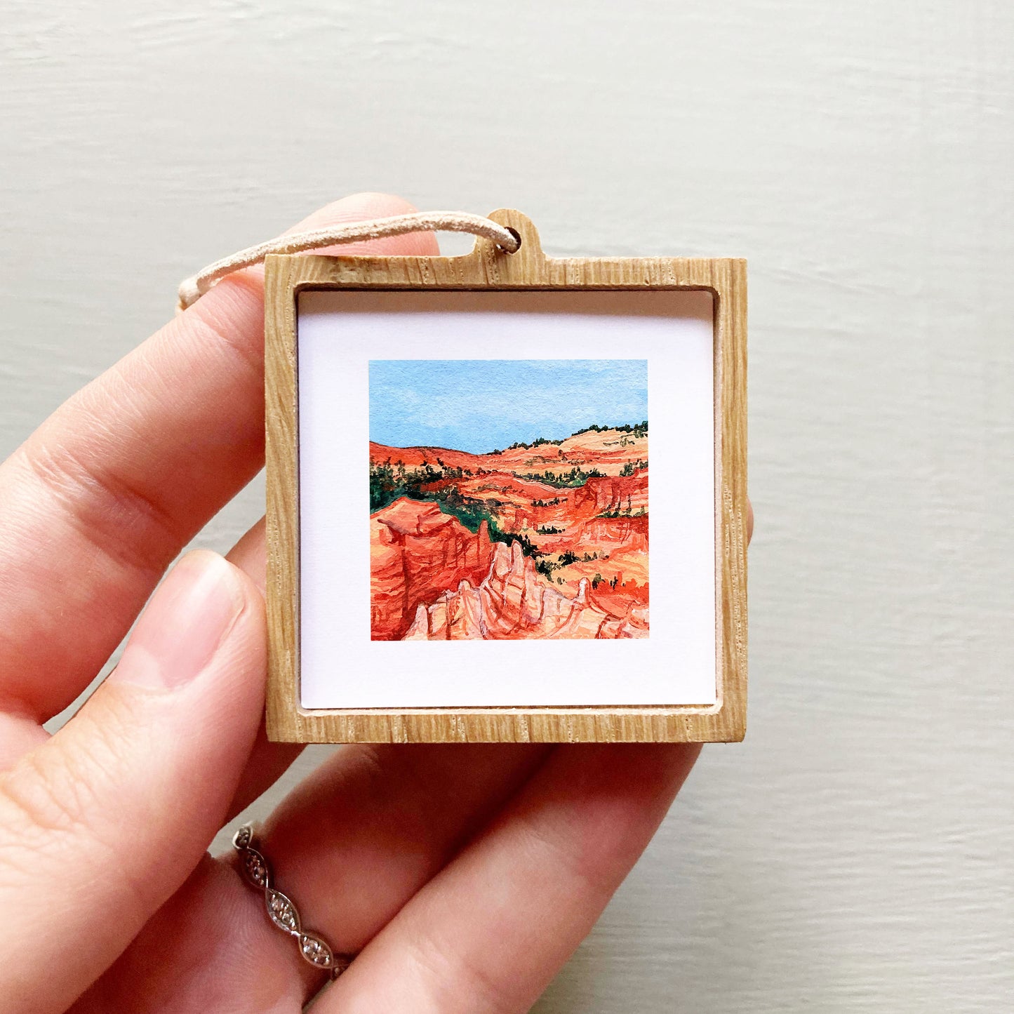 Mini 1" Bryce Canyon National Park Utah Gouache Print