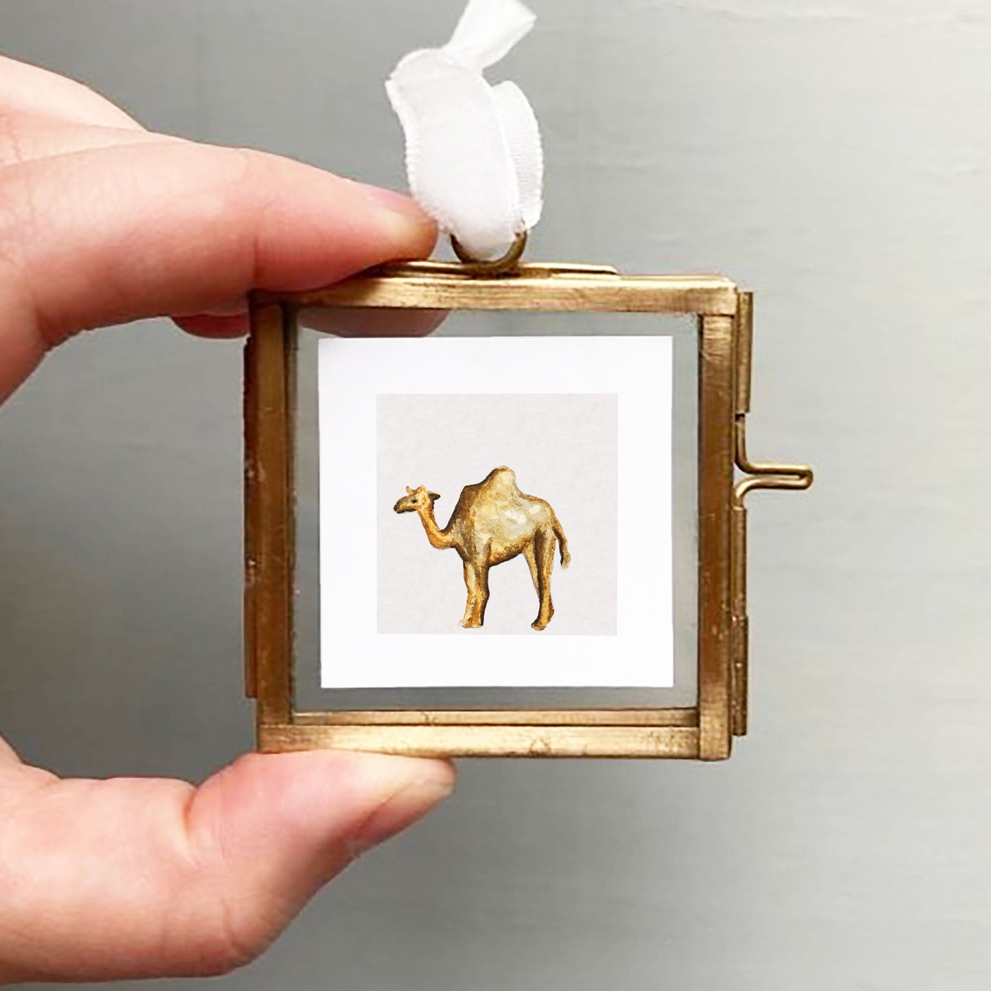 ORIGINAL Mini 1" Camel Watercolor Painting
