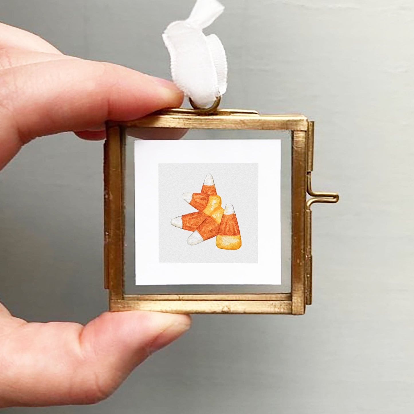 ORIGINAL Mini 1" Candy Corn Watercolor Painting