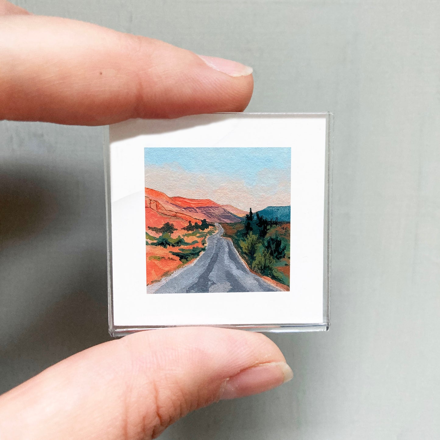 Mini 1" Capitol Reef National Park Utah Gouache Print