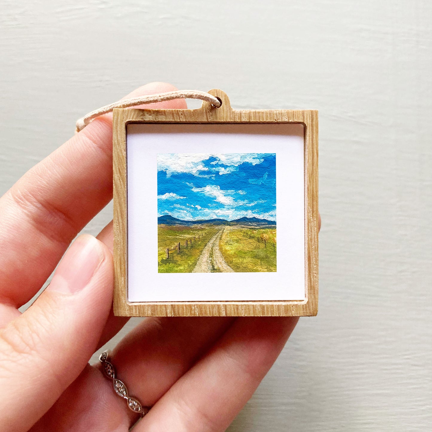 Mini 1" Country Road Gouache Print