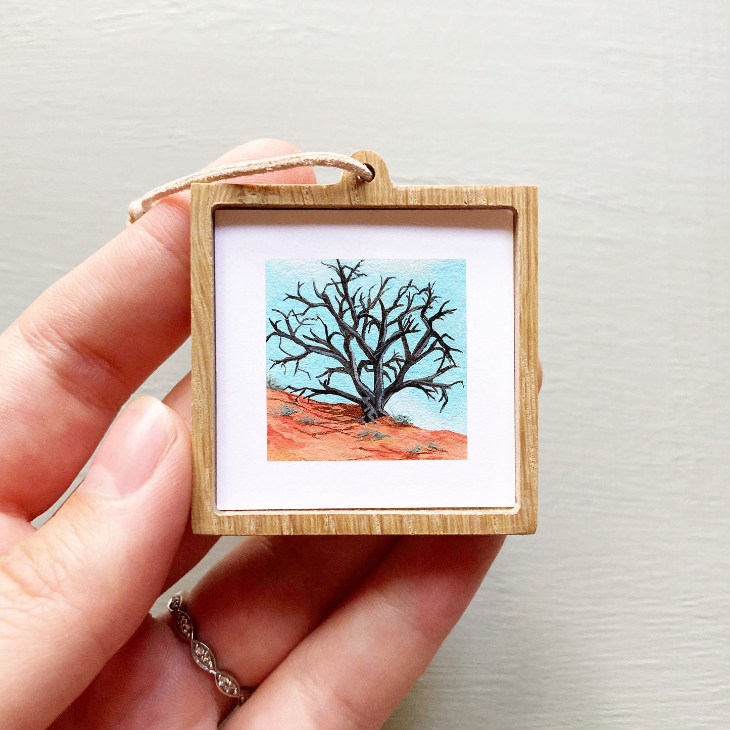 Mini 1" Gnarly Desert Tree Gouache Print