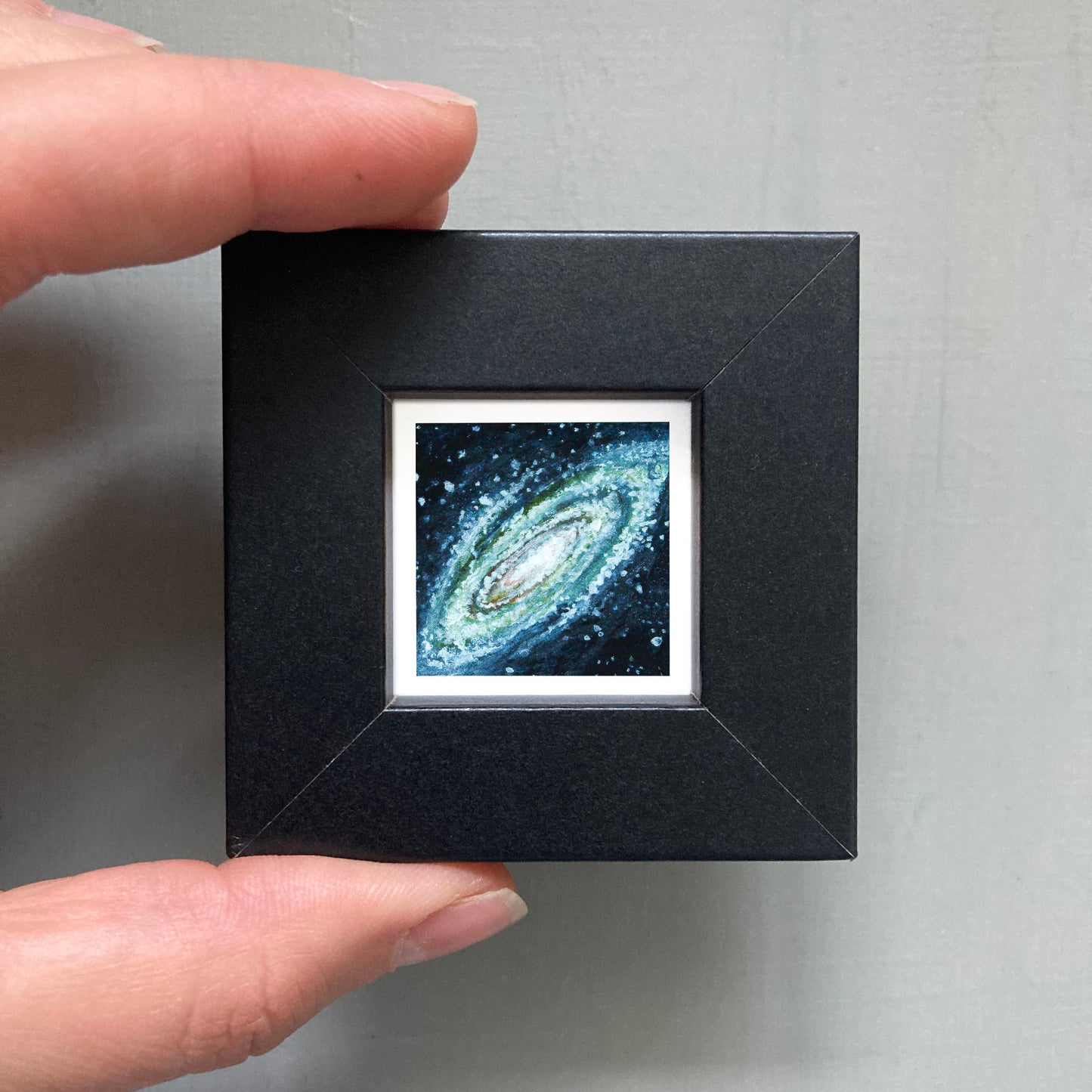 Mini 1" Galaxy Swirl Watercolor Print