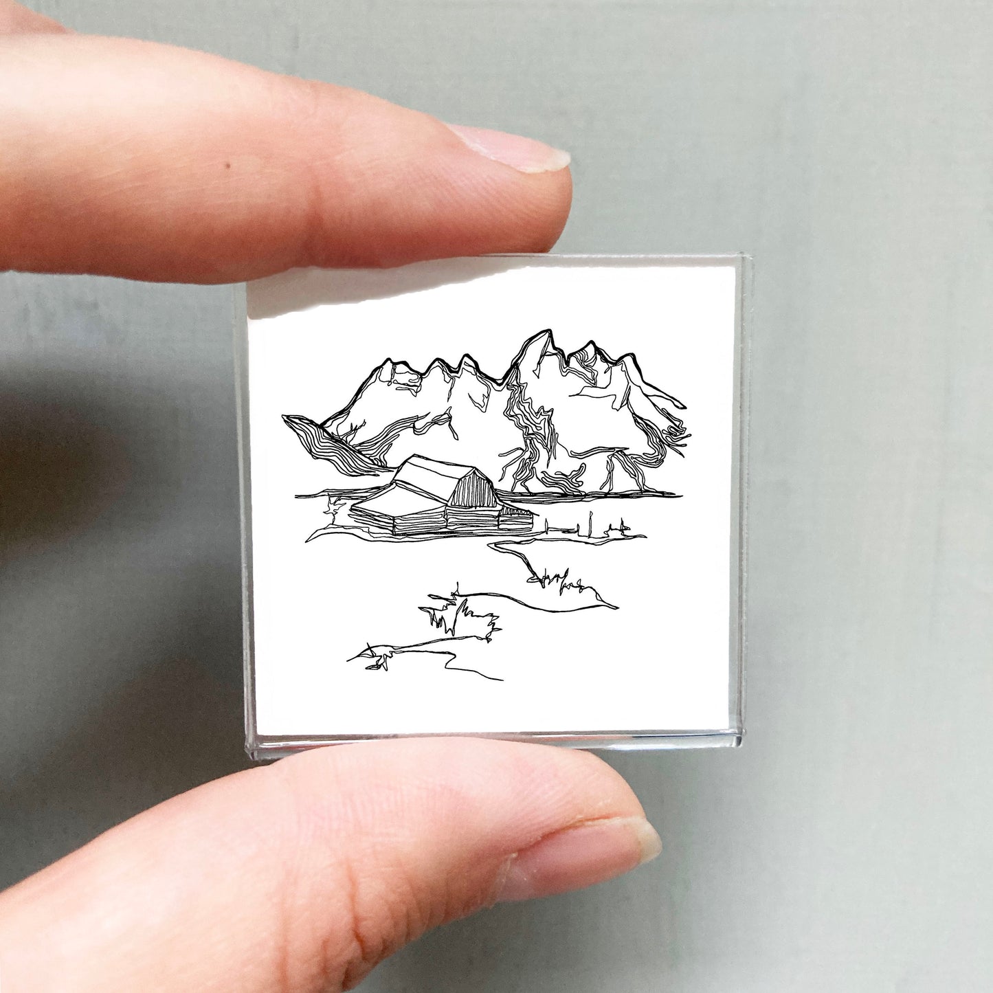 Mini Grand Teton National Park, Wyoming Print