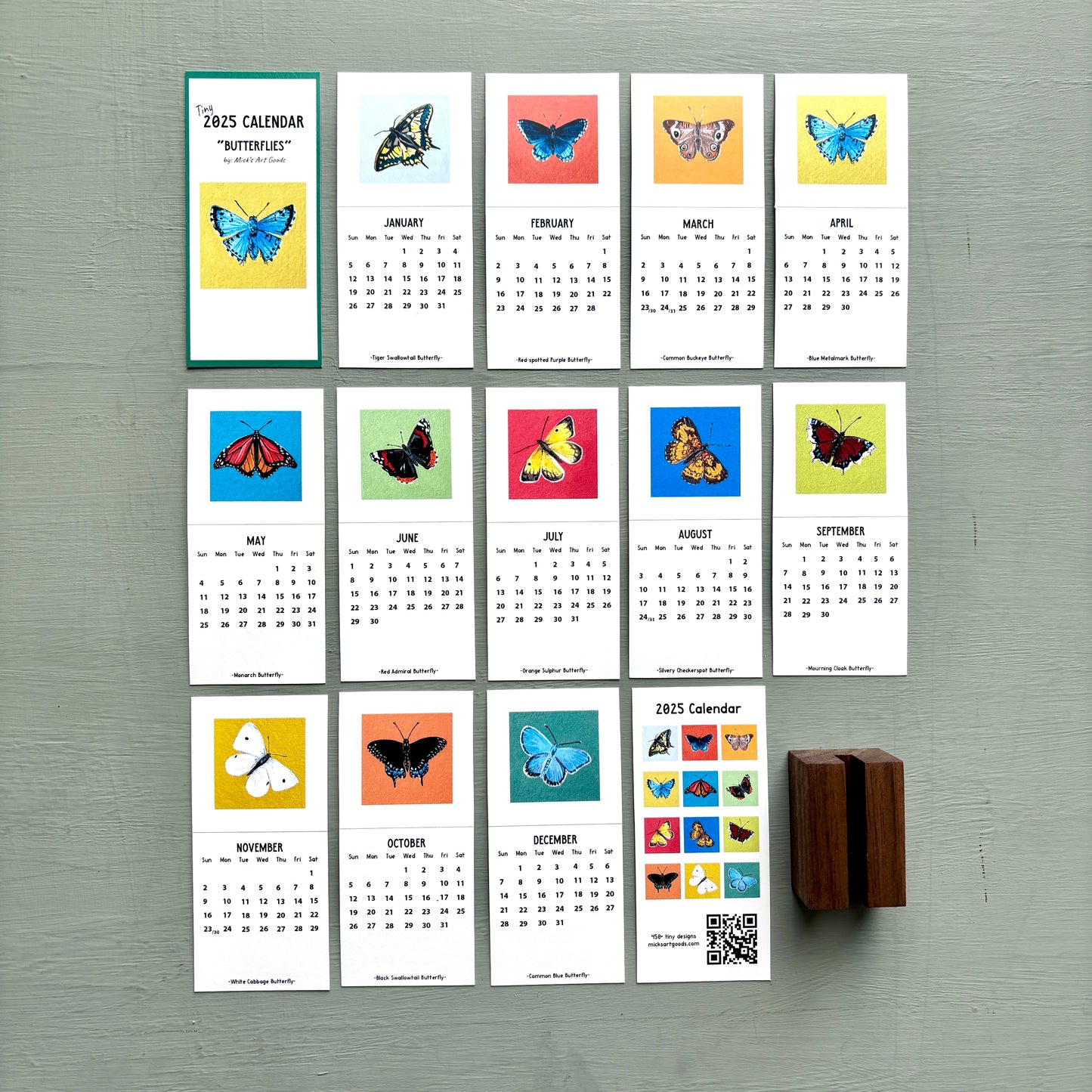 Mini Desk Calendars