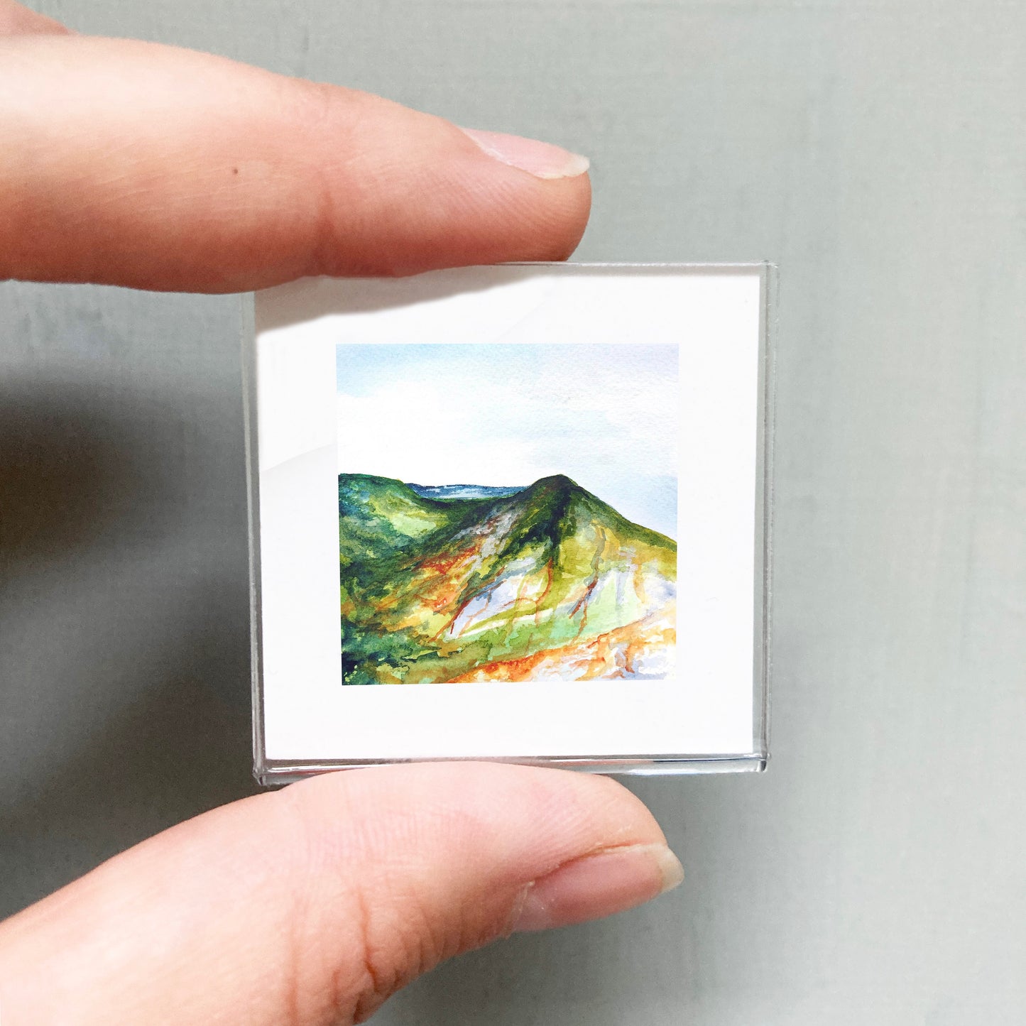 Mini 1" Mount Marcy, New York Watercolor Print