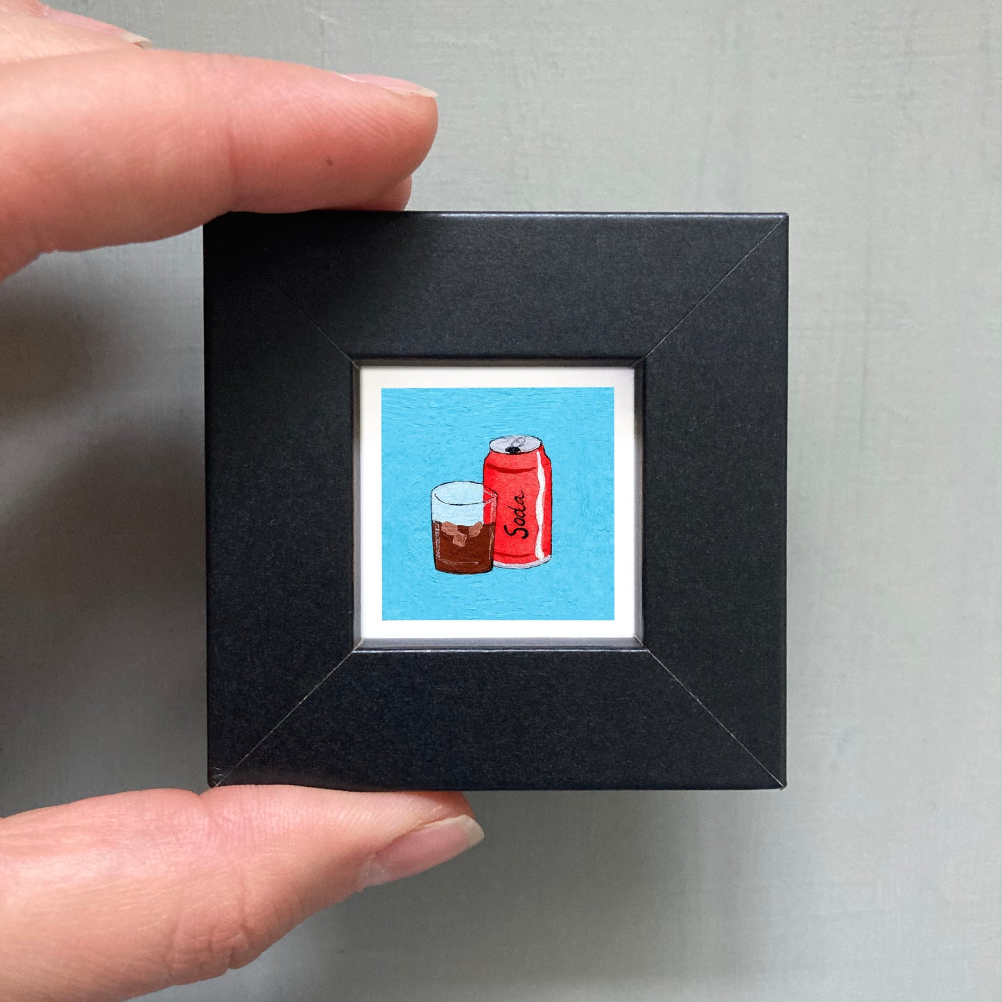 Mini 1" Soda Pop Gouache Art Print