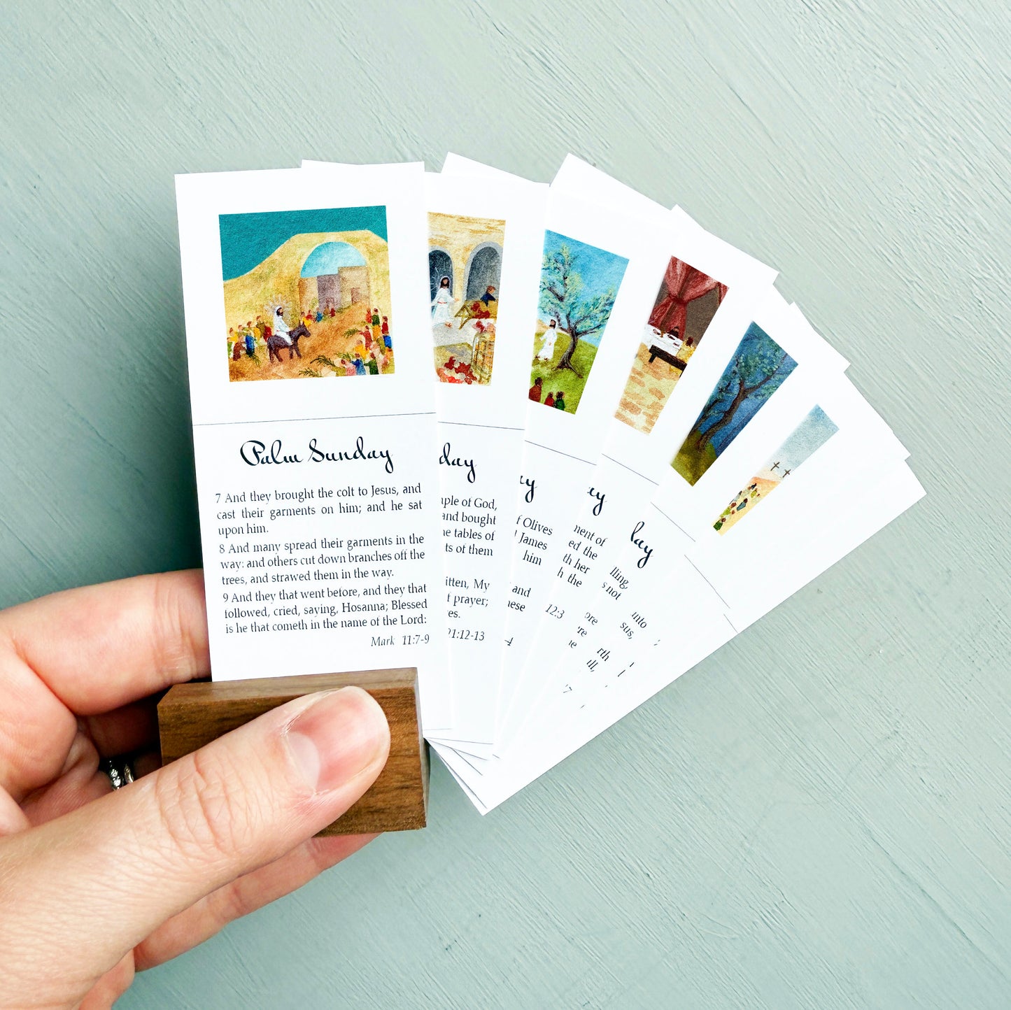 Holy Week Miniature Print Set