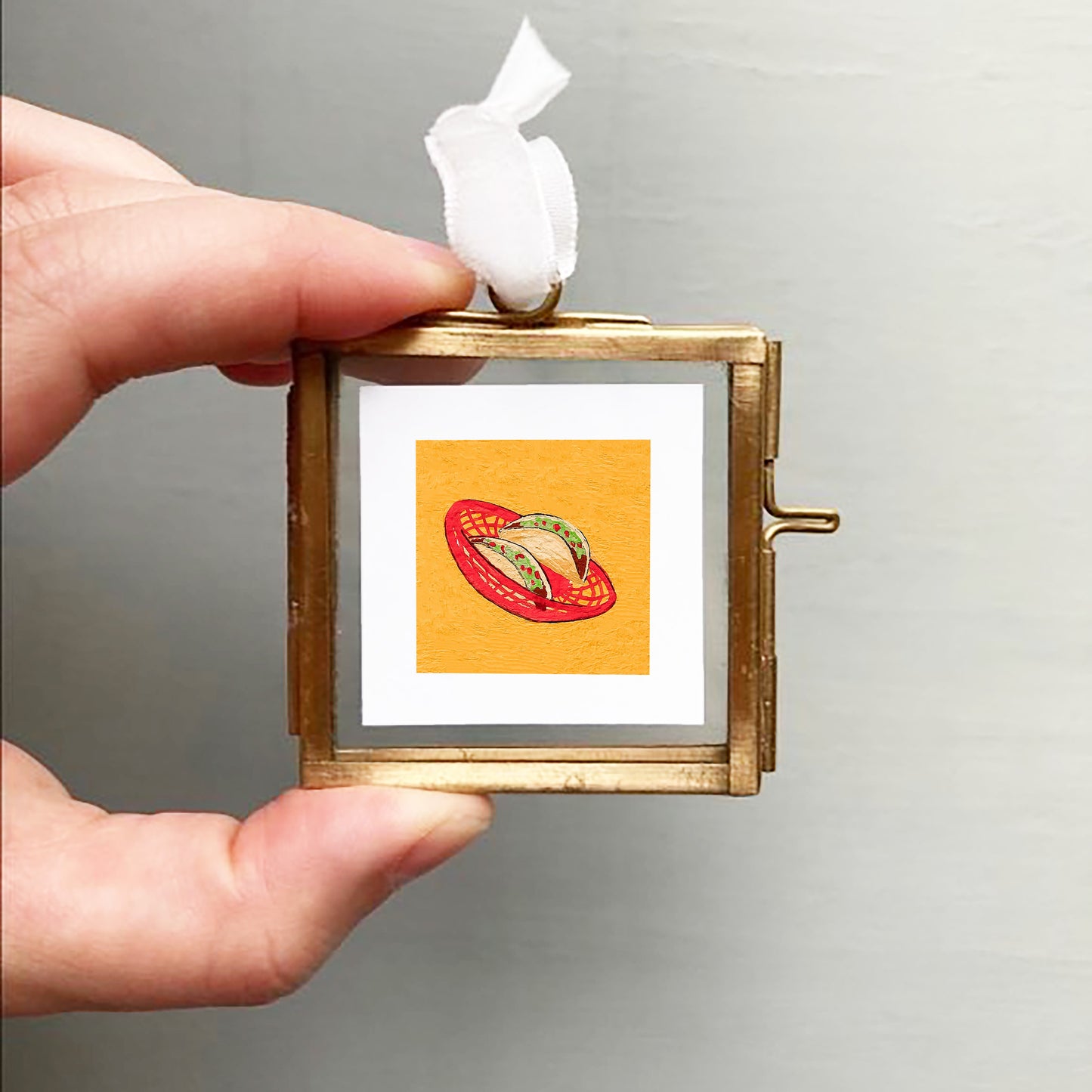Mini 1" Tacos Gouache Art Print