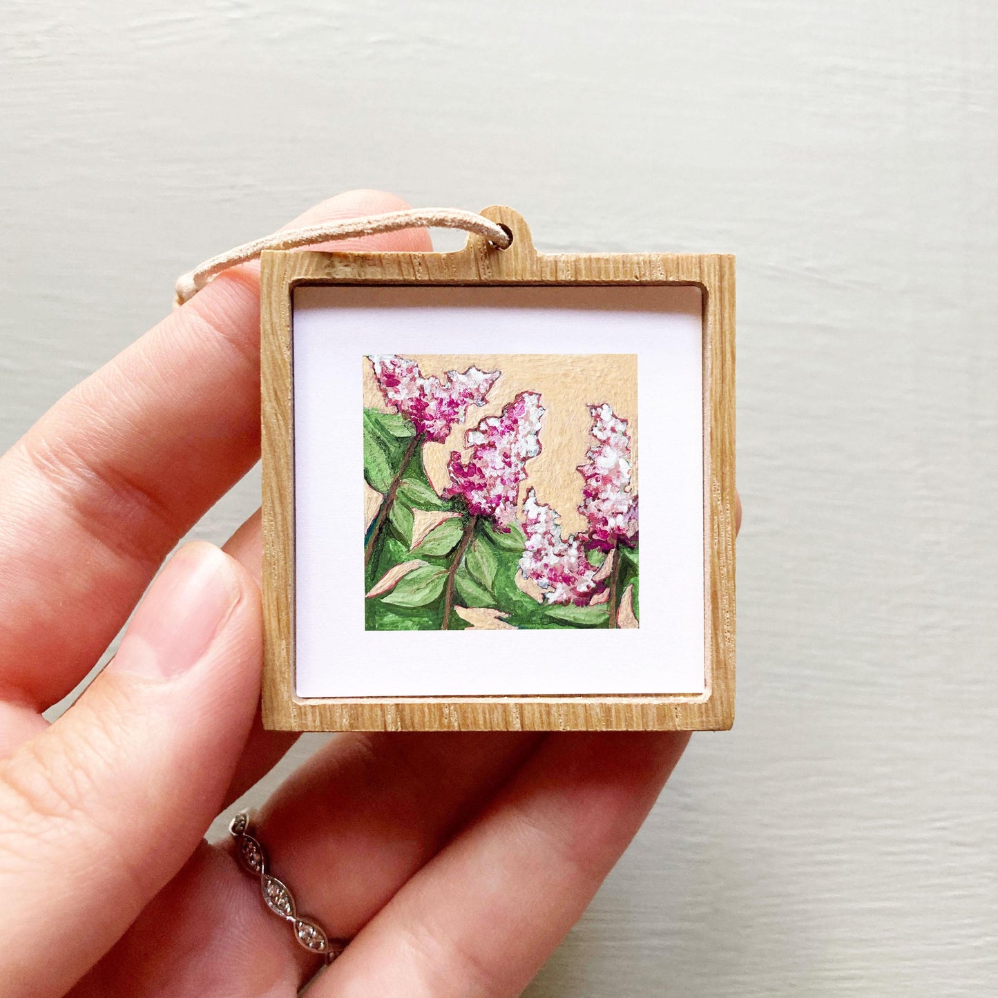 Mini 1" Lilacs Flower Art PRINT