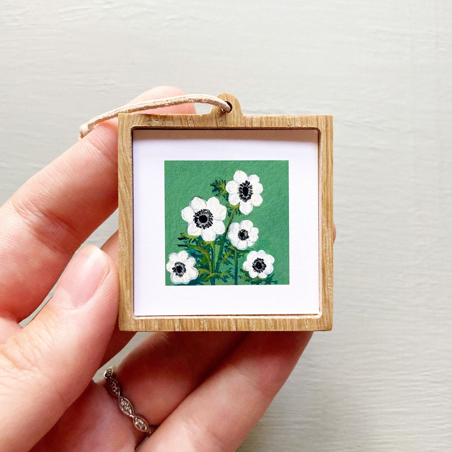 Mini 1" Anemones Flower Art PRINT