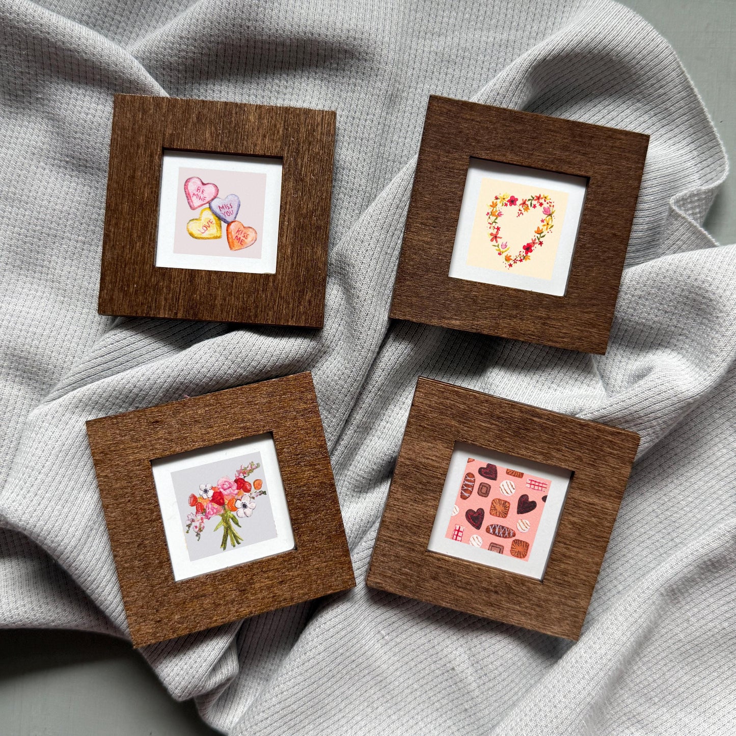 Set of 4 Tiny Valentine's Day Prints