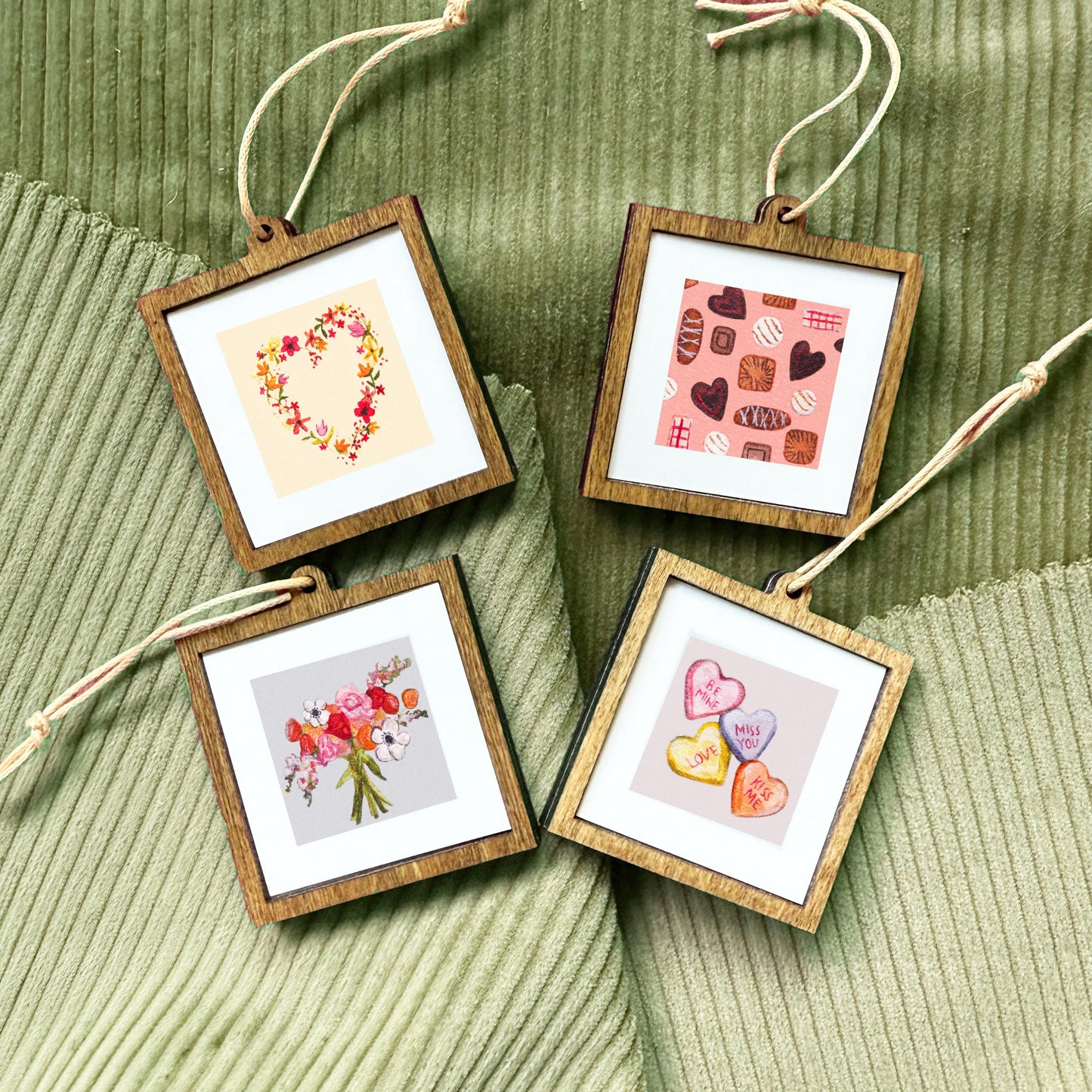 Set of 4 Tiny Valentine's Day Prints