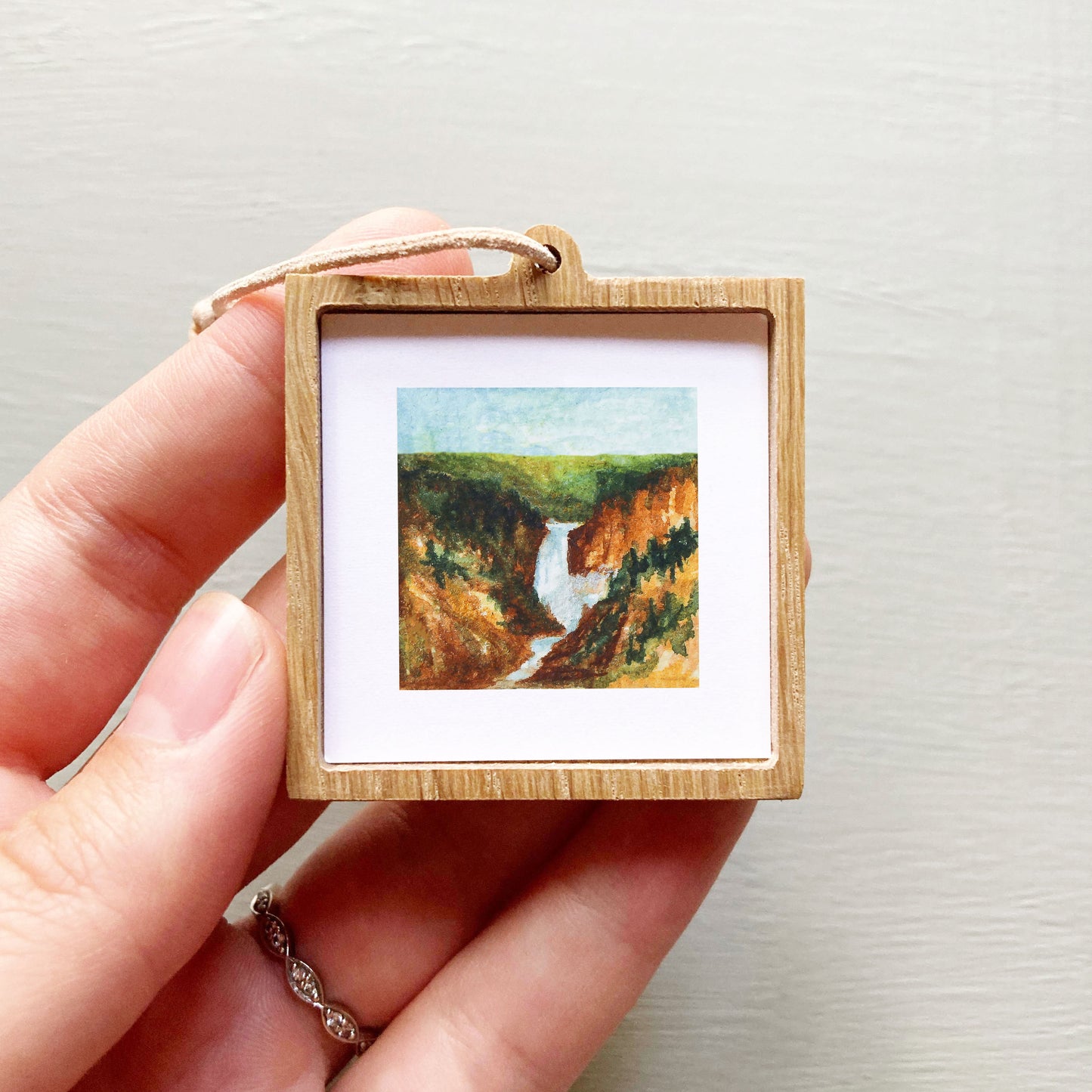 Mini 1" Waterfall Watercolor Print