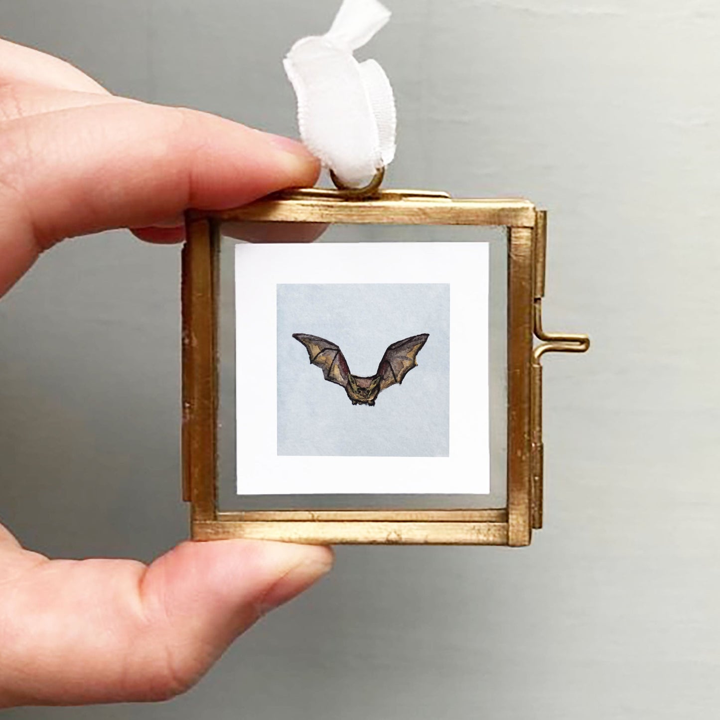 Mini 1" Bat Watercolor Print