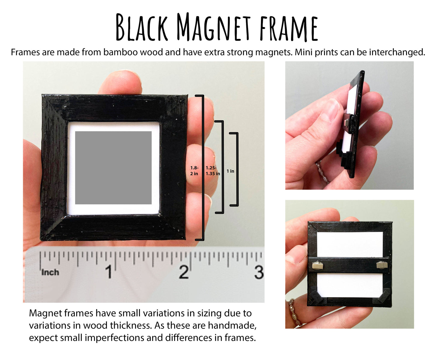 Discontinued Black Magnet Frames(add-on only)