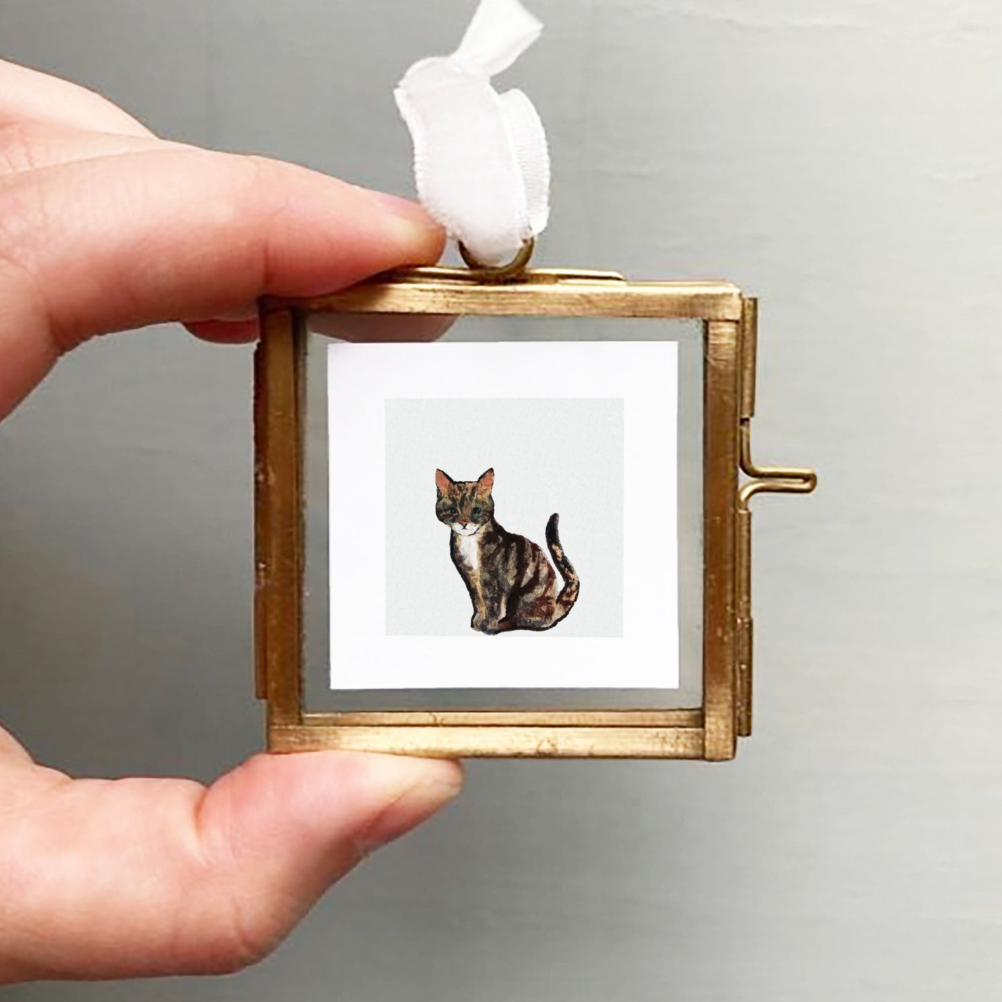 Mini 1" Cat Watercolor Print