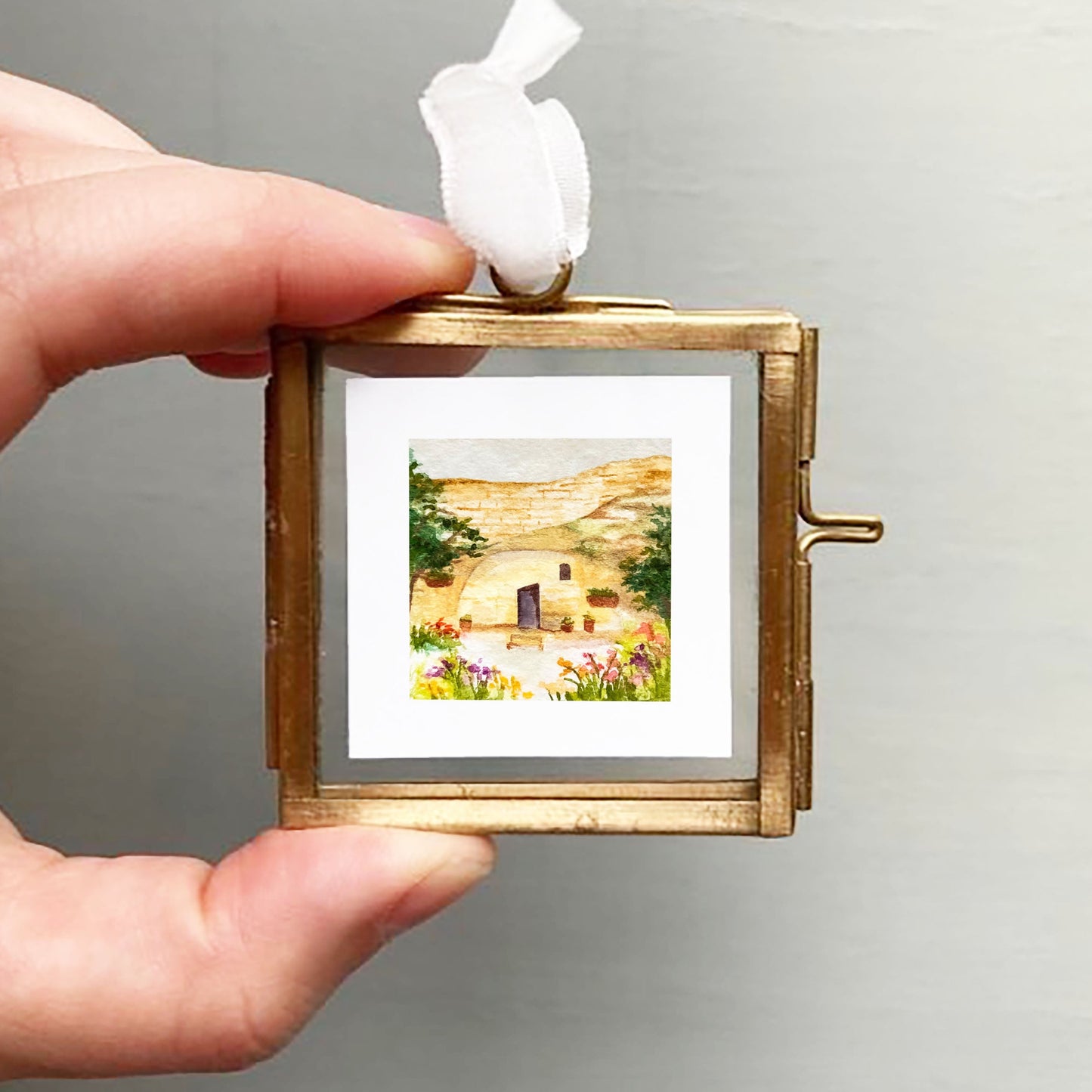 Mini 1" Empty Tomb Watercolor Print