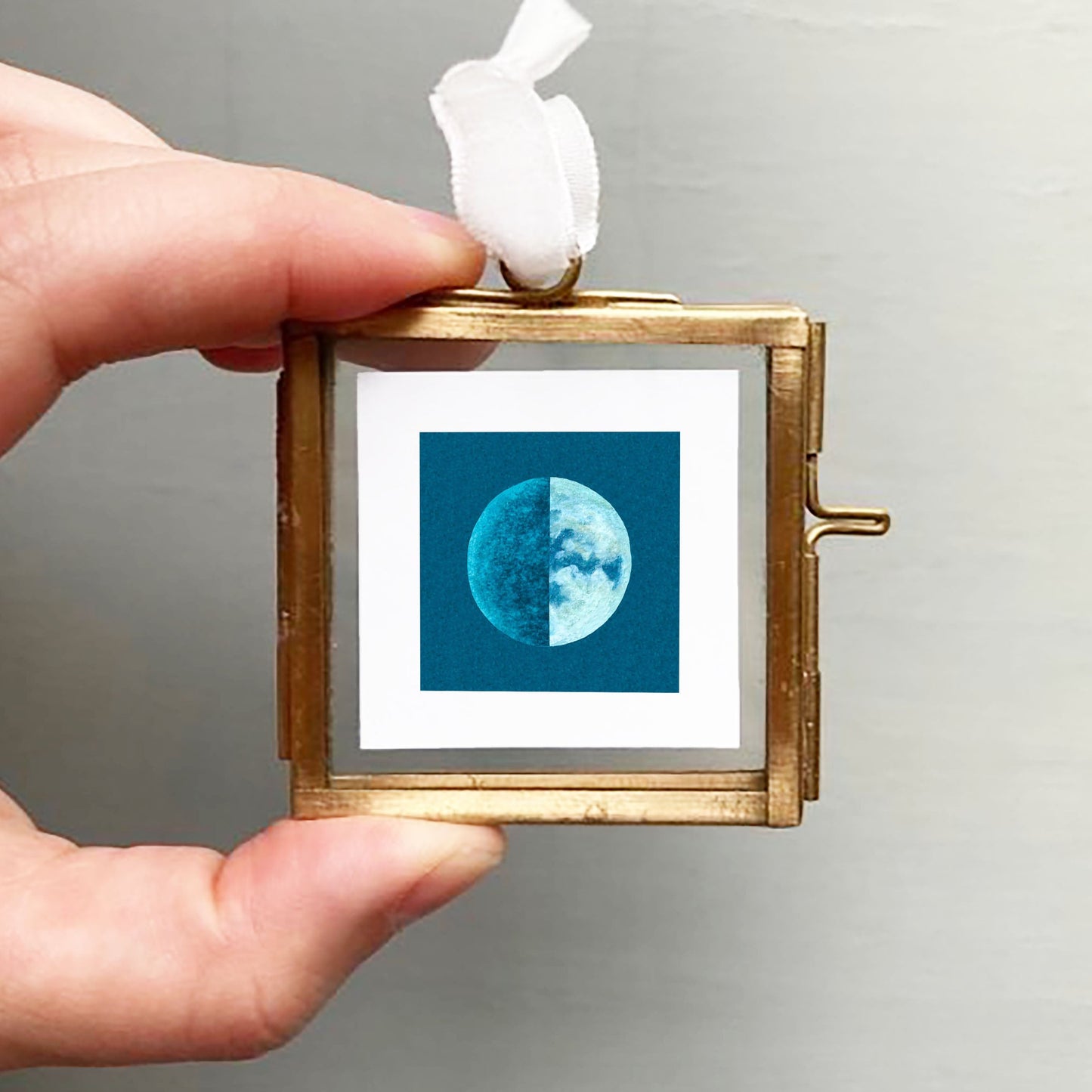 Mini 1" Half Moon Watercolor Print