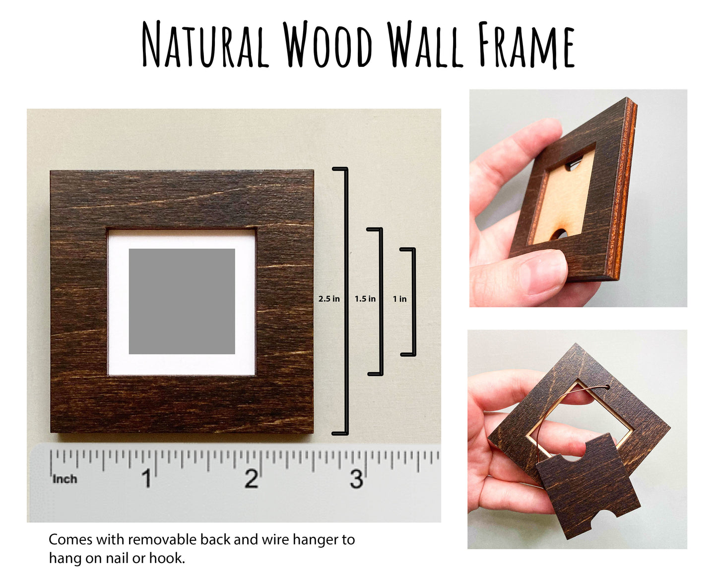 Imperfect Classic Wood Frames(add-on only)