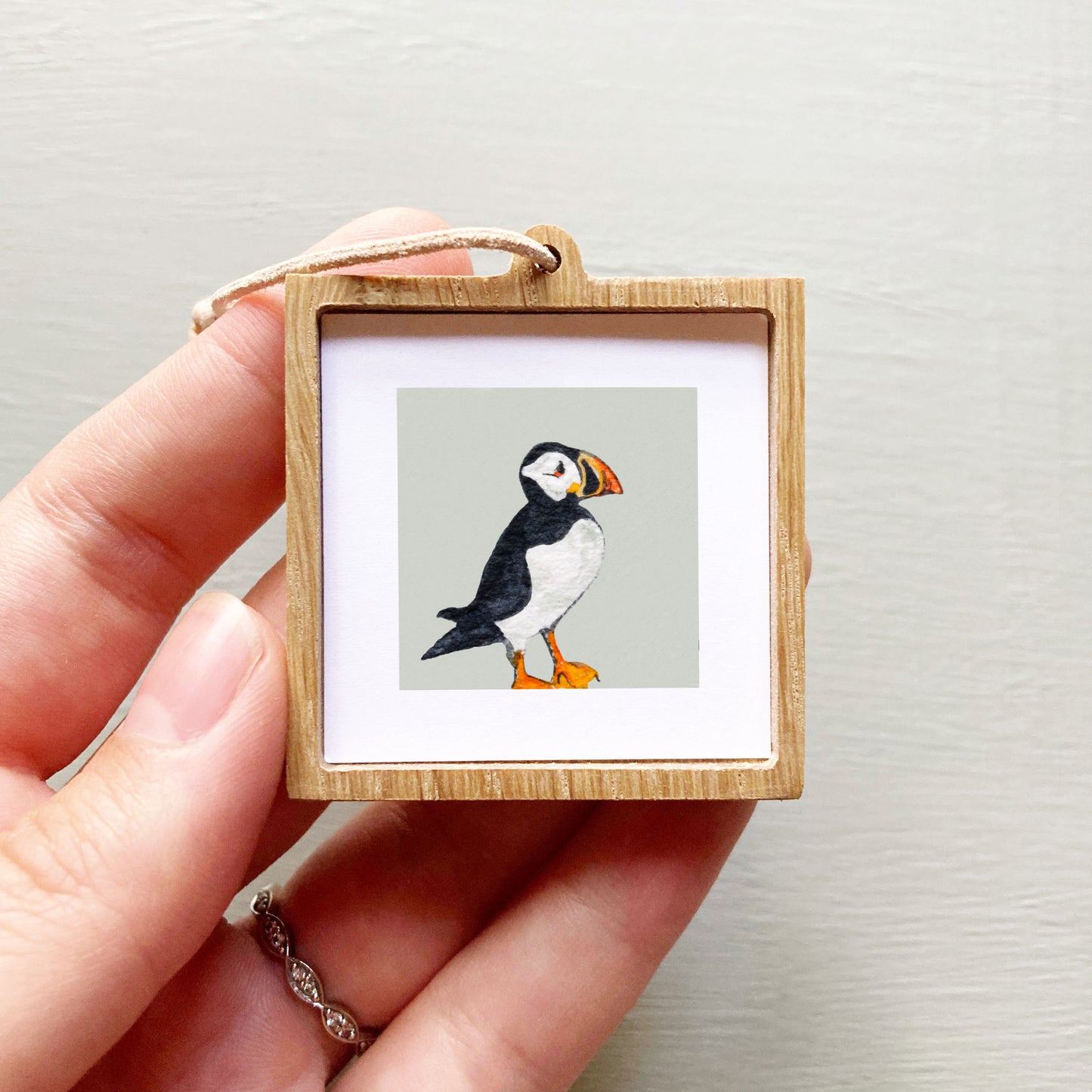 Mini 1" Puffin Watercolor Print