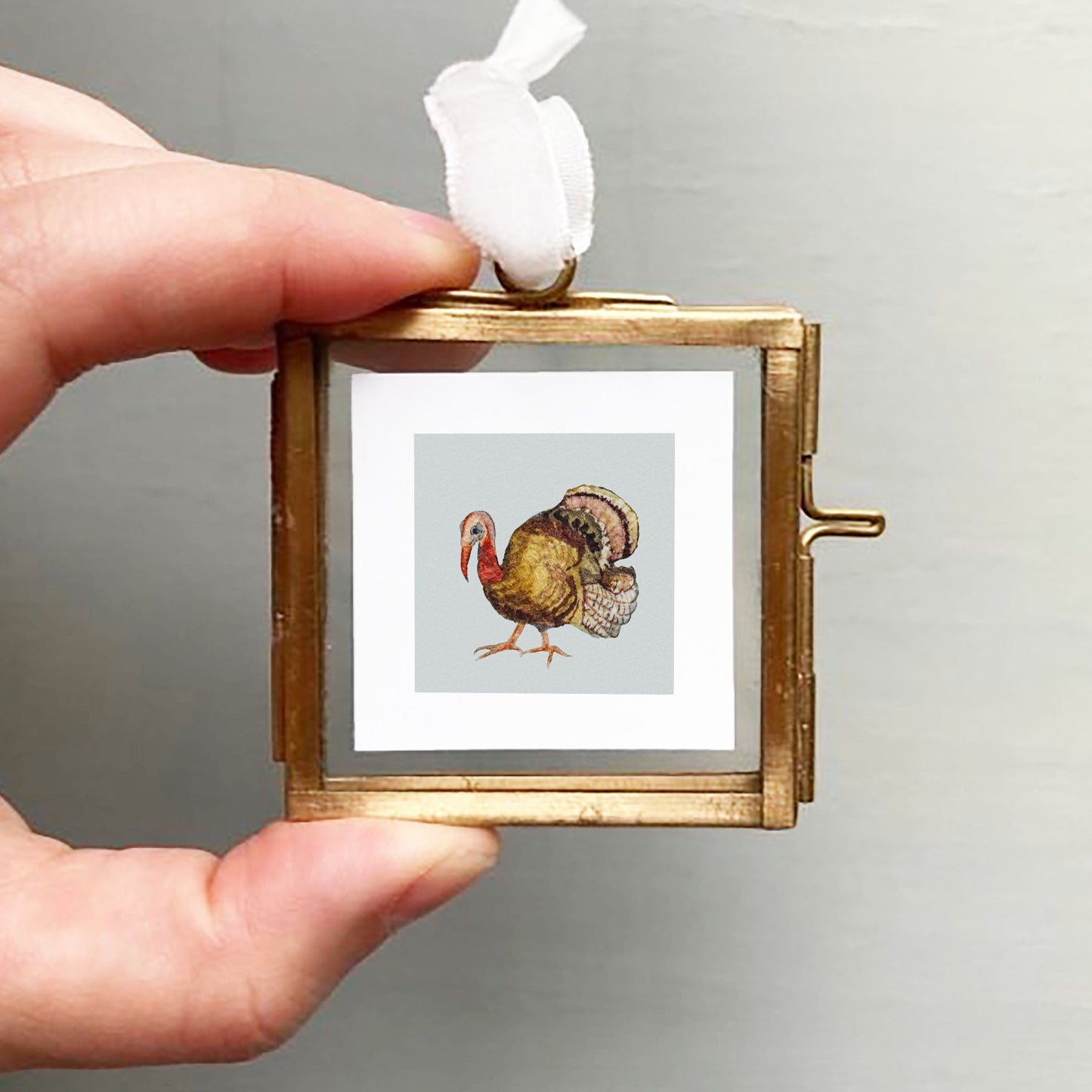 Mini 1" Turkey Watercolor Print