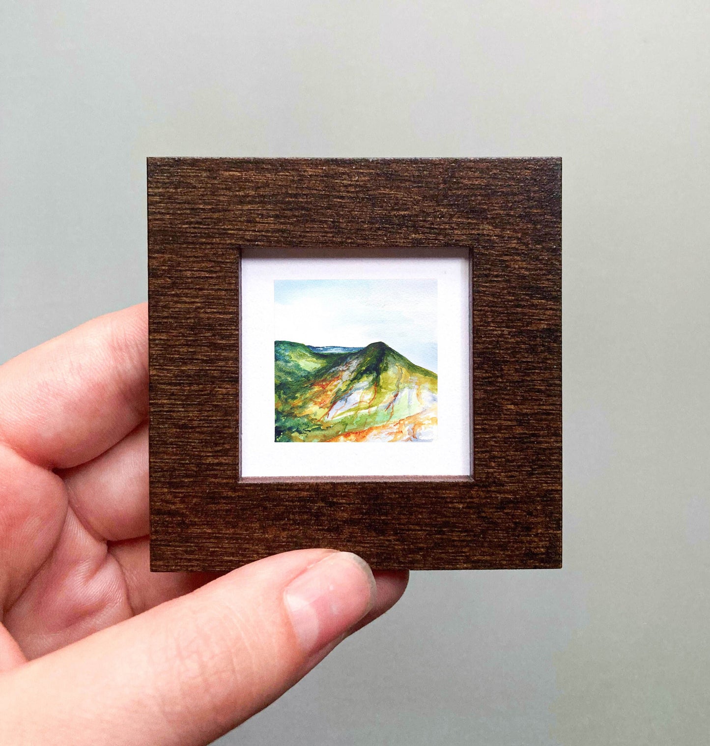 Mini 1" Mount Marcy, New York Watercolor Print