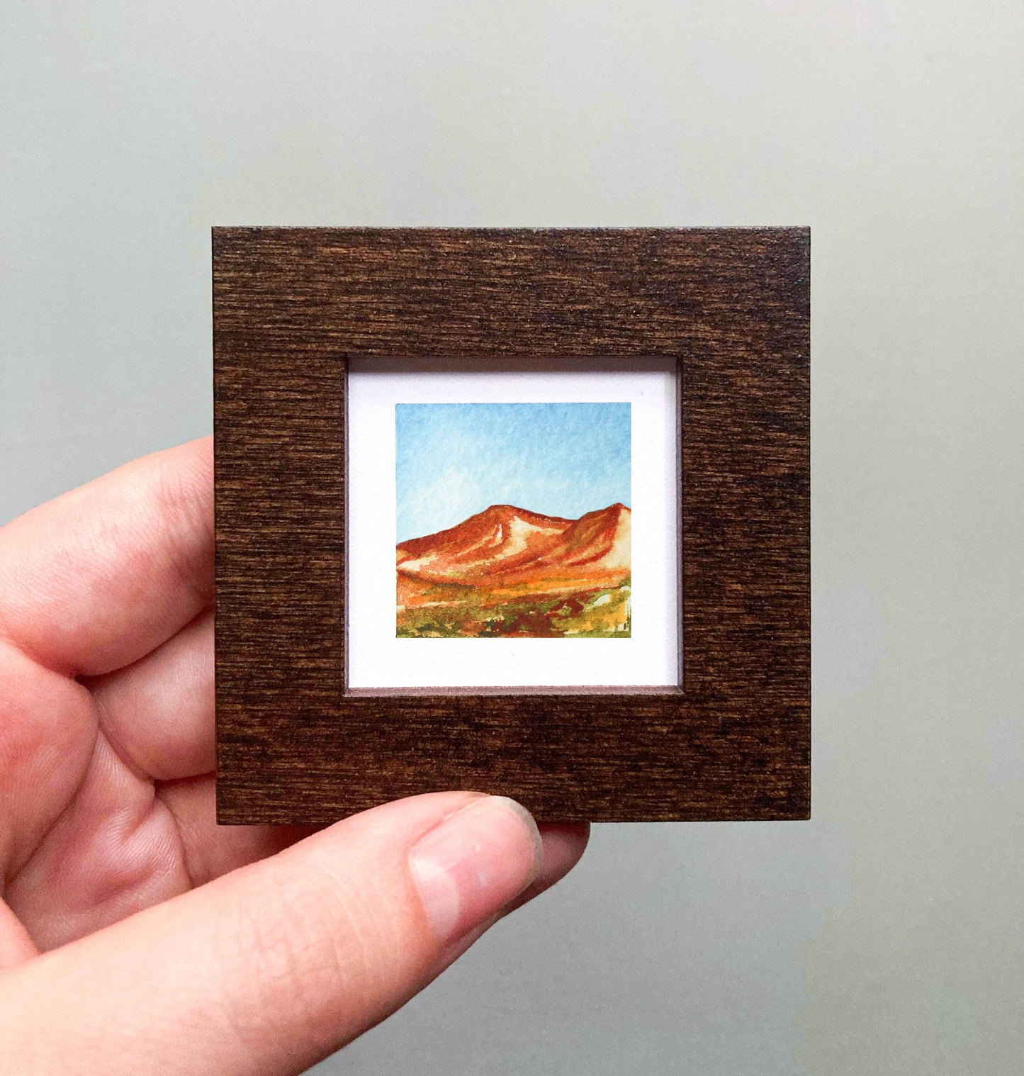 Mini 1" Sand Dunes Watercolor Print