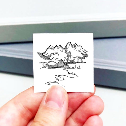 Mini Grand Teton National Park, Wyoming Print