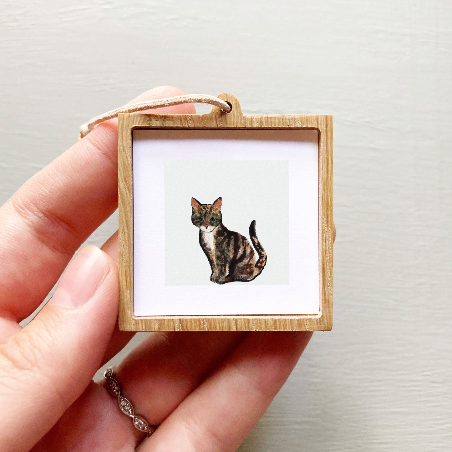 Mini 1" Cat Watercolor Print