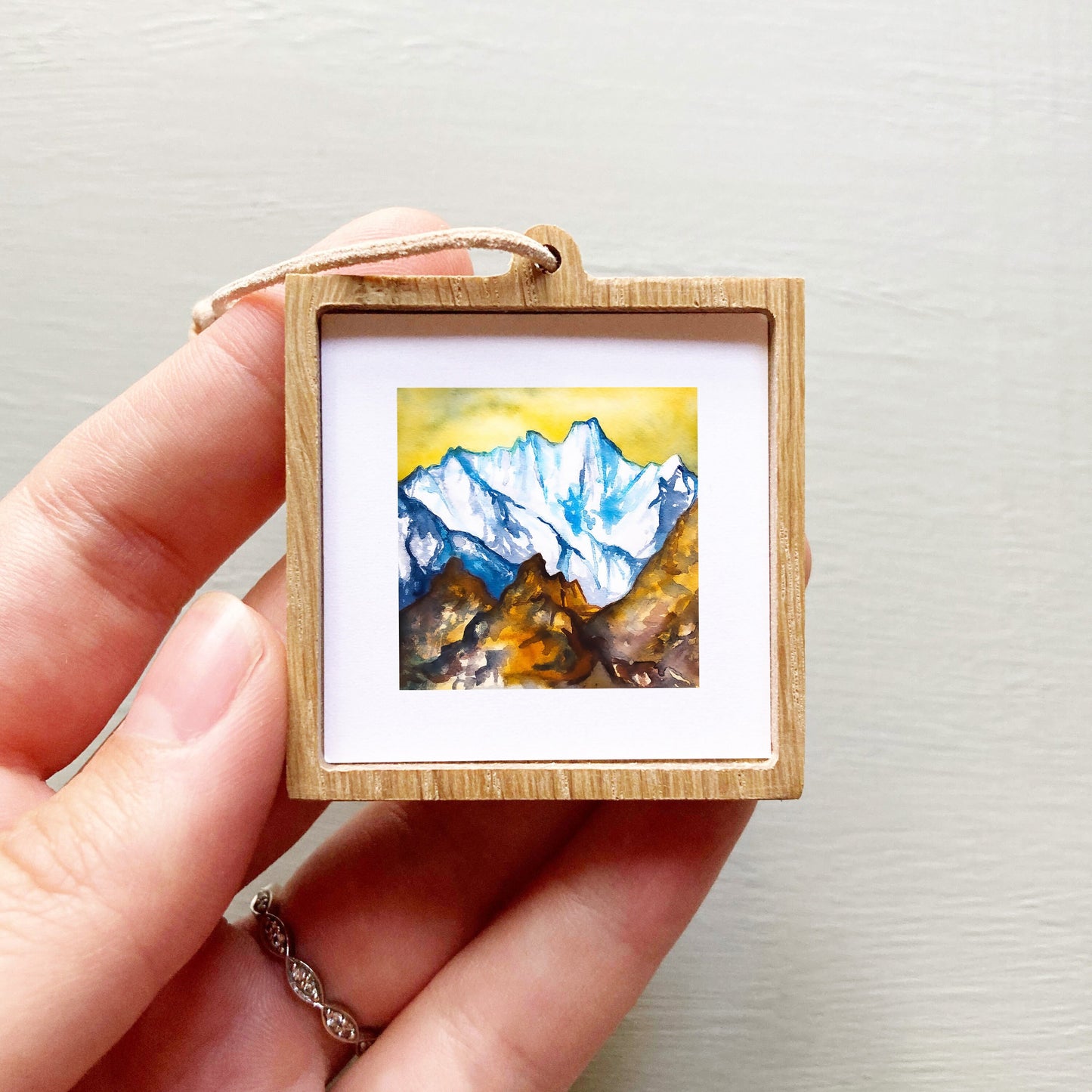 Mini 1" Mount Whitney, California Watercolor Print