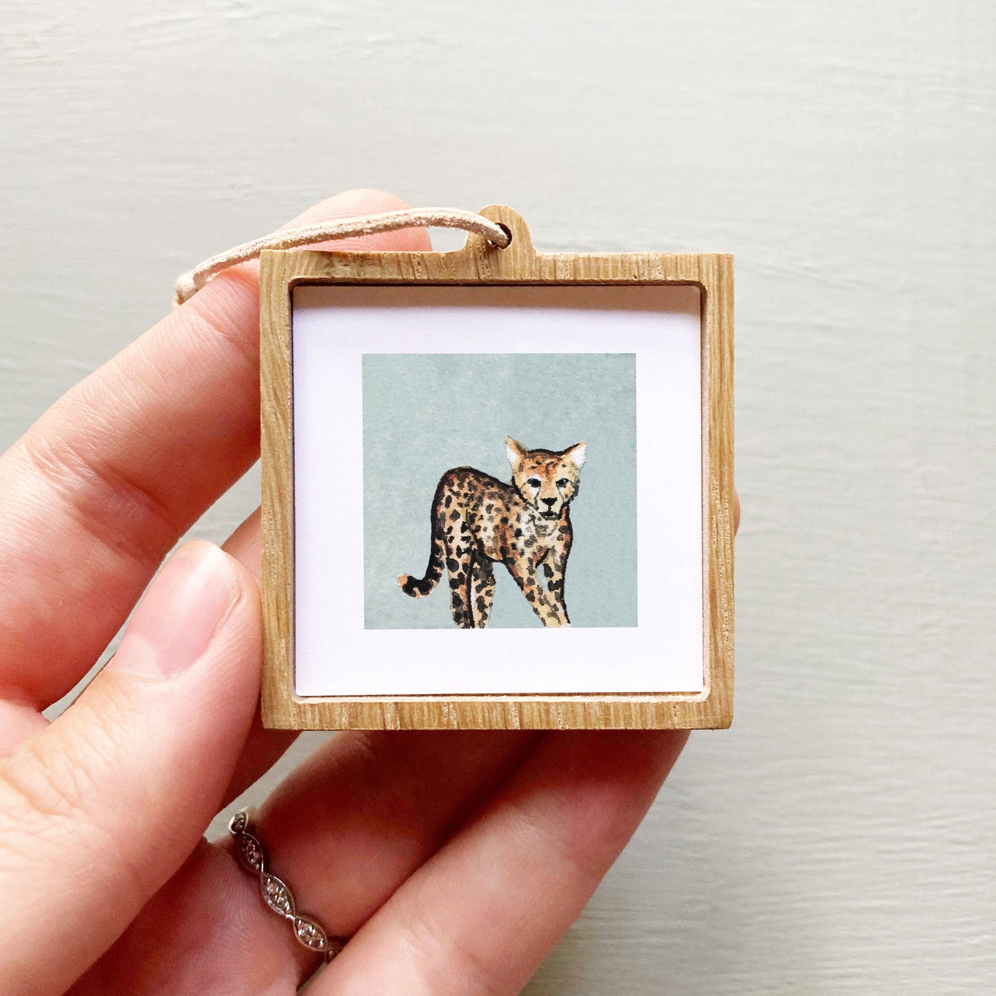 Mini 1" Cheetah Watercolor Print