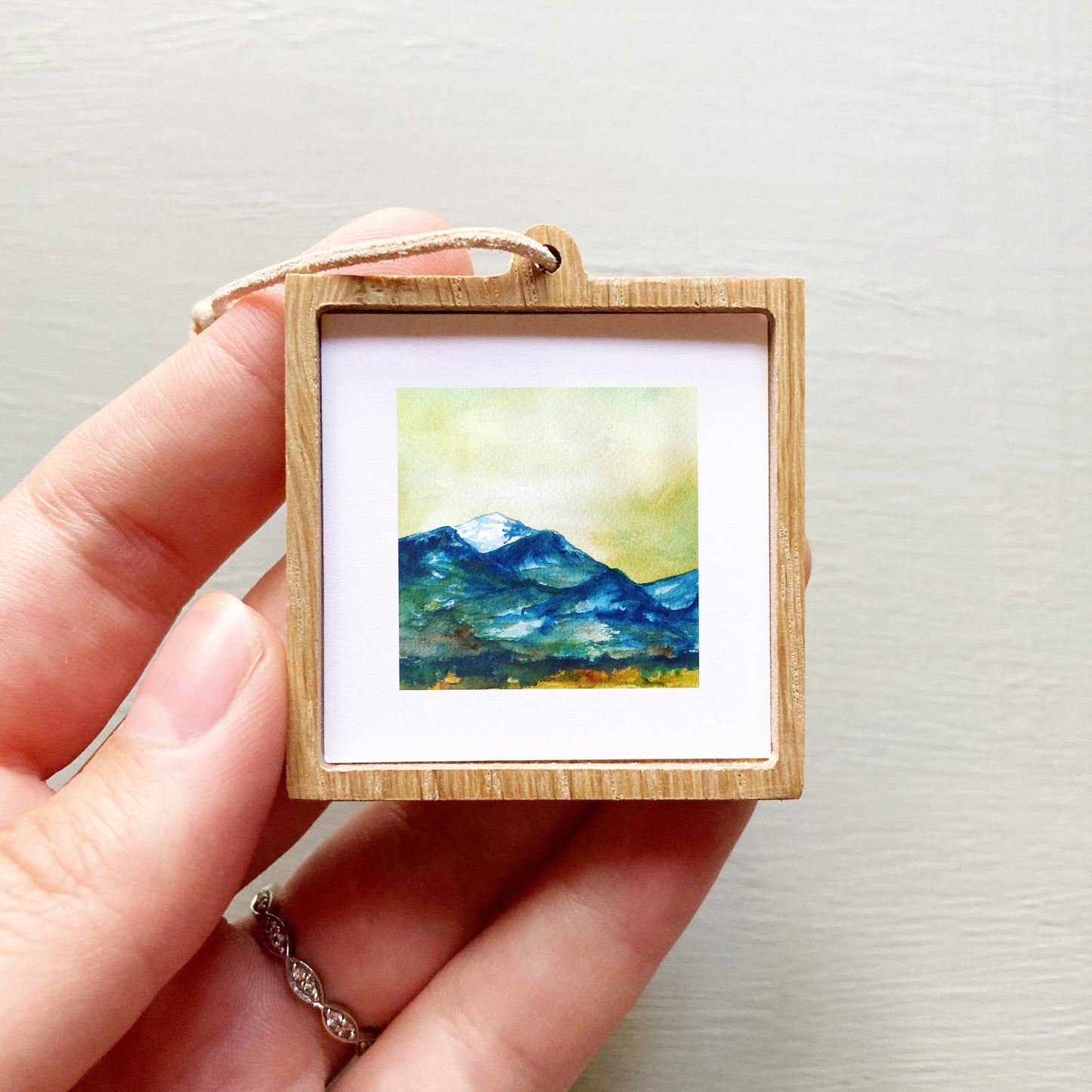 Mini 1" Saint Mary's Bitterroot Valley, Montana Watercolor Print