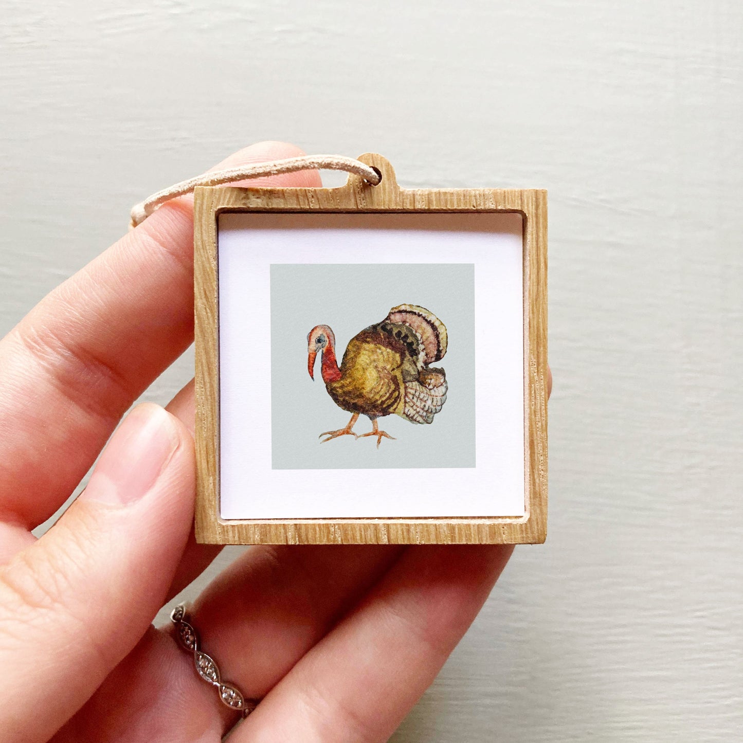 Mini 1" Turkey Watercolor Print