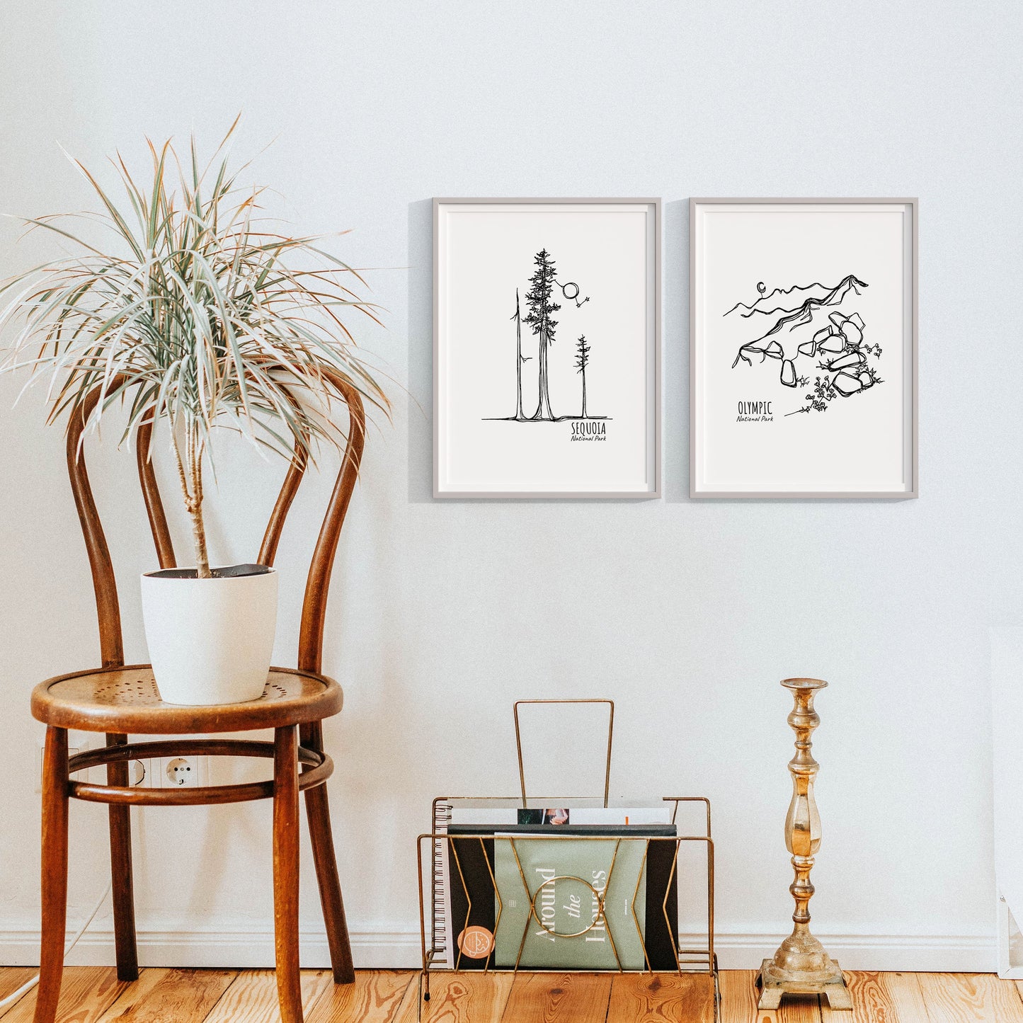 Big Bend National Park, Texas Continuous Line Print