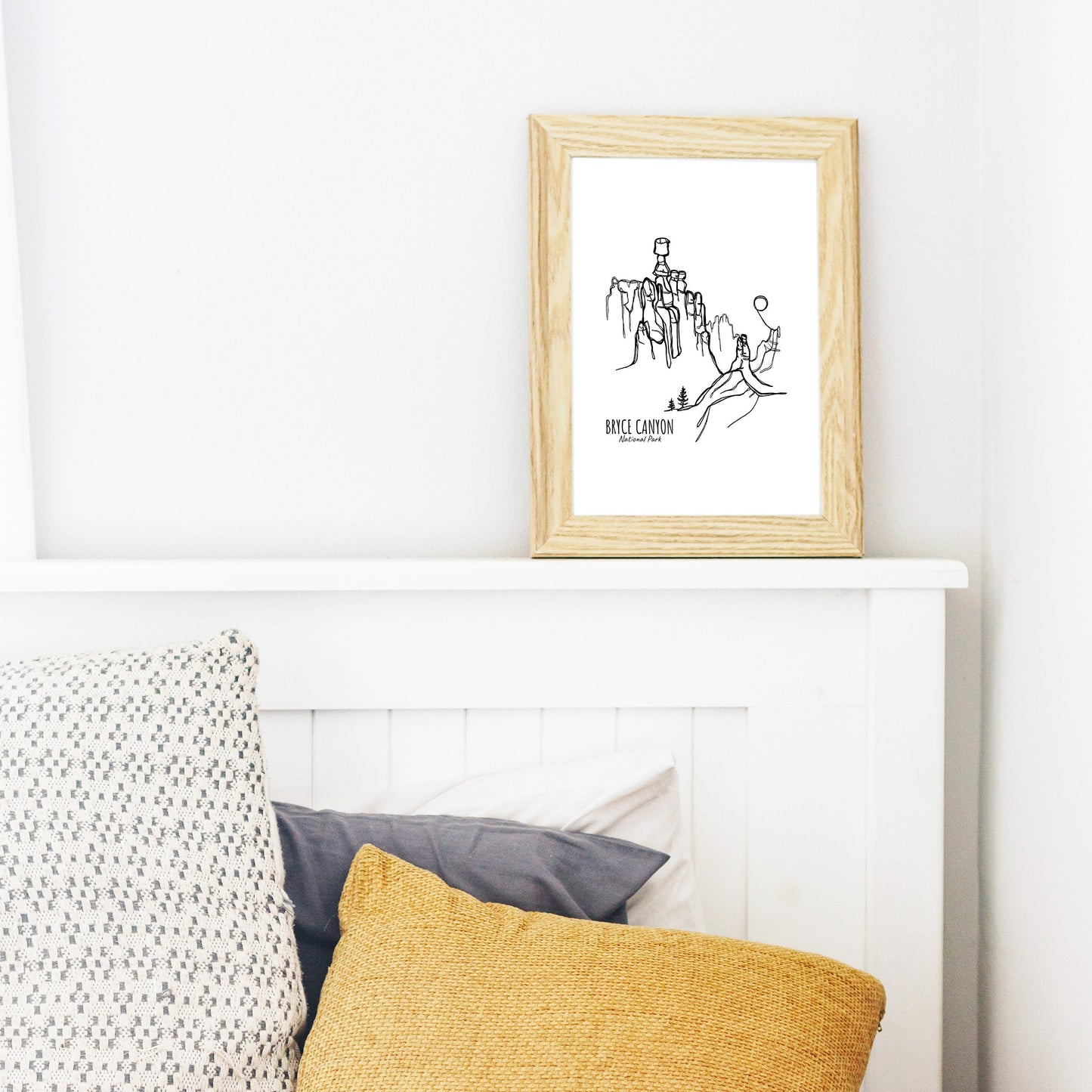 Bryce Canyon National Park, Utah Continuous Line Print