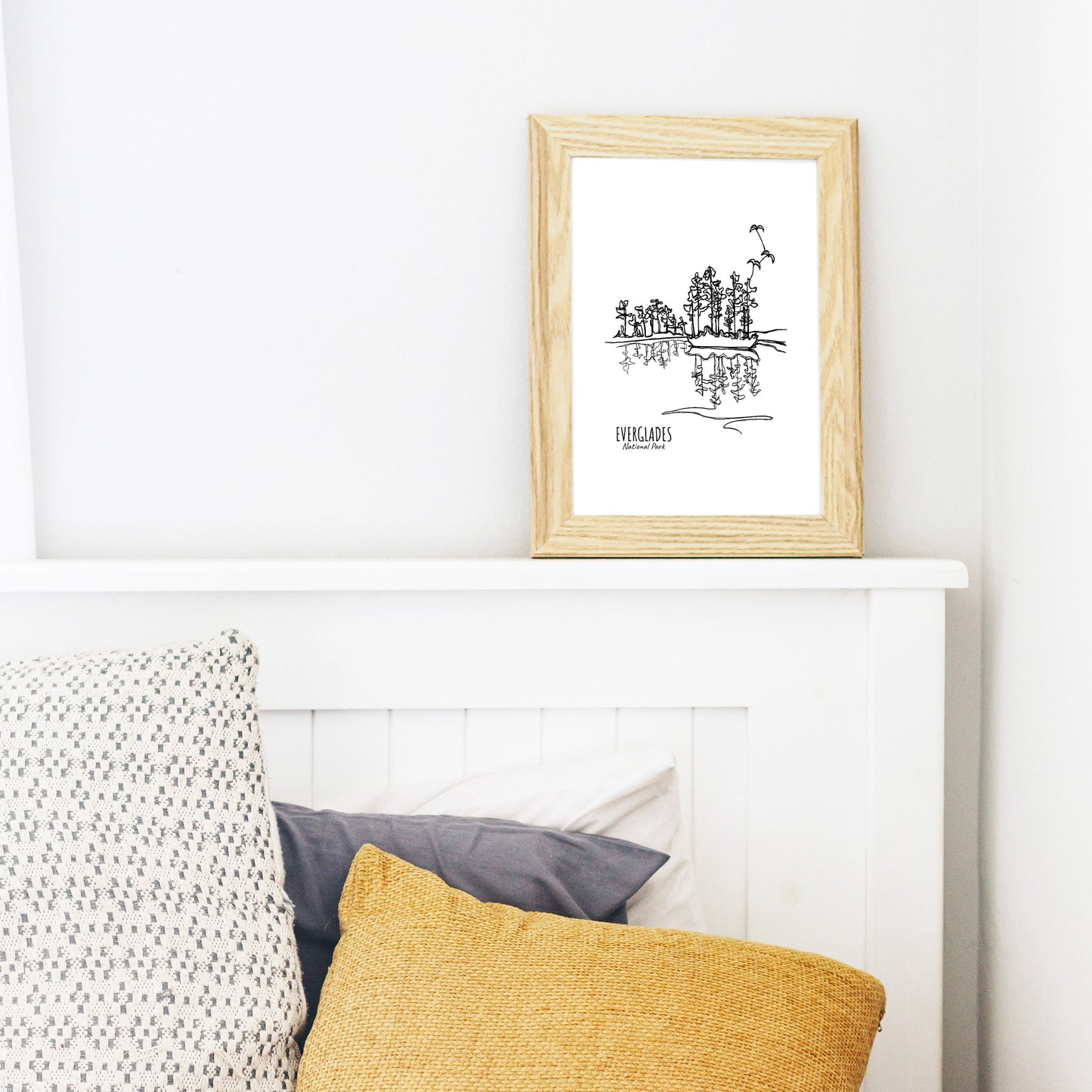 Everglades National Park, Florida Continuous Line Print