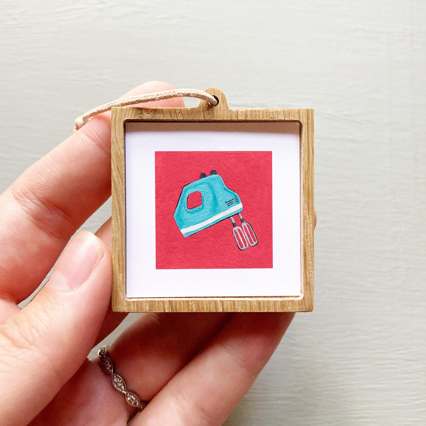 Mini 1" Hand Mixer Gouache Art Print