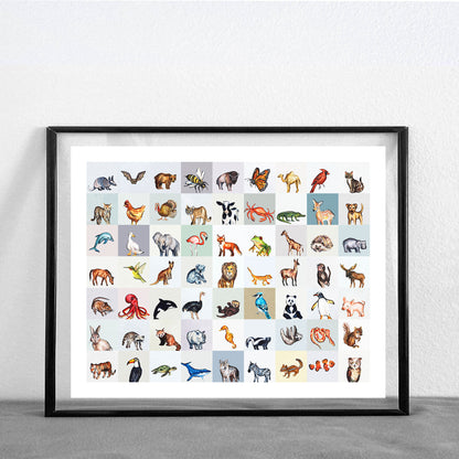 PREORDER: Mini Animal Collage