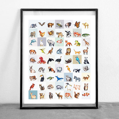 PREORDER: Mini Animal Collage