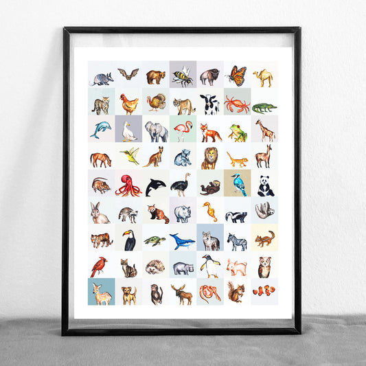 Mini Art Collage (Animal, Food, NP)