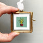 ORIGINAL Mini 1" Bamboo Houseplant Watercolor Painting