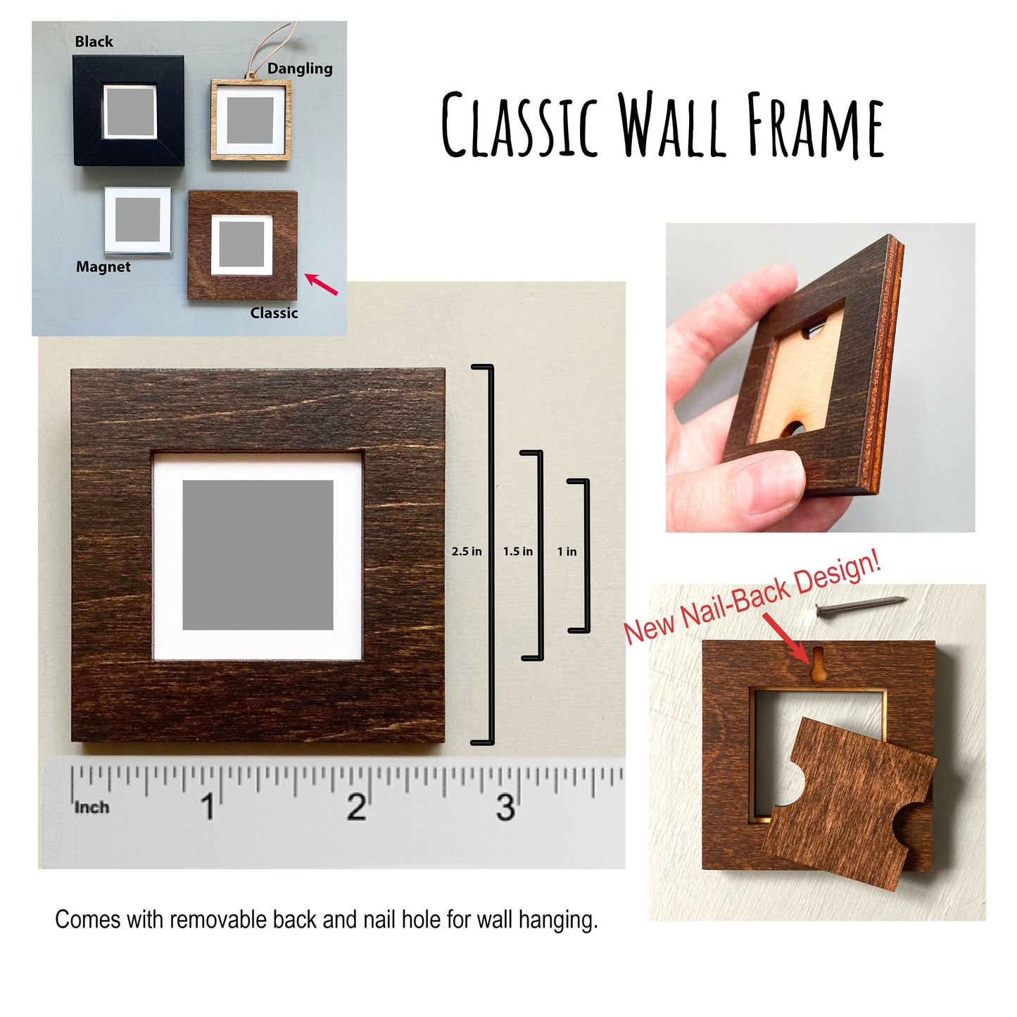 PREORDER: Custom Multi Panel Wooden Frame