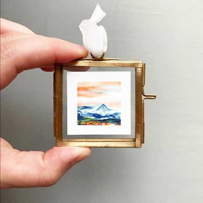 Mini 1" Mount Elbert, Colorado Watercolor Print