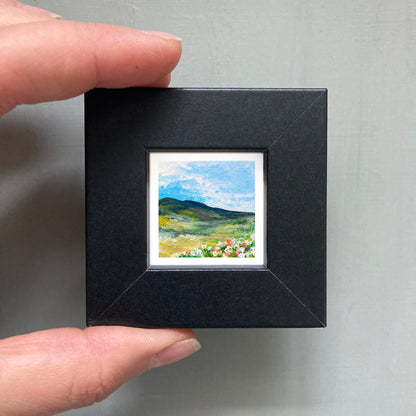 Mini 1" Flower Meadow Gouache Print