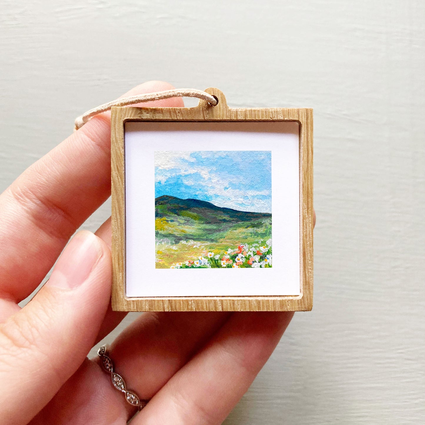 Mini 1" Flower Meadow Gouache Print