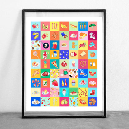 PREORDER: Mini Food Collage