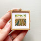 ORIGINAL Mini 1" Vegetable Garden Watercolor Painting